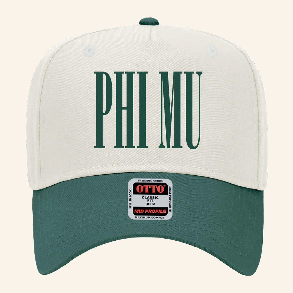 ADPI Merch Phi Mu Embroidered Hat Birthday Gift Ideas For Husband - Lilybirchmarket