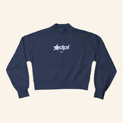 ADPI Merch Star Alpha Delta Pi Navy Sweatshirt Birthday Gift Ideas For Wife - Lilybirchmarket