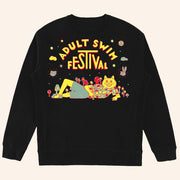 Adult Swim Merch Adult Swim Festival Sweatshirt Black Gifts For Friends - Lilybirchmarket