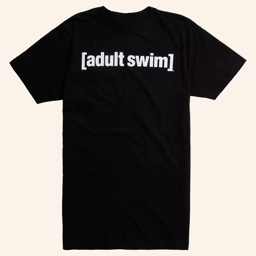 Adult Swim Merch Adult Swim Logo T-Shirt Black Gifts For Him - Lily Birch Market