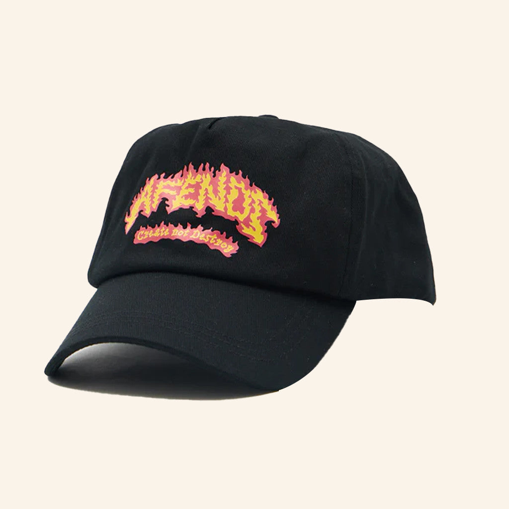 Afends Merch Flame On Black Hat Christmas Present Ideas For Brother - Lilybirchmarket