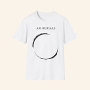 AFI Merch AFI Burials Eclipse White T-Shirt Best Gifts For Rock Music Lovers - Lily Birch Market