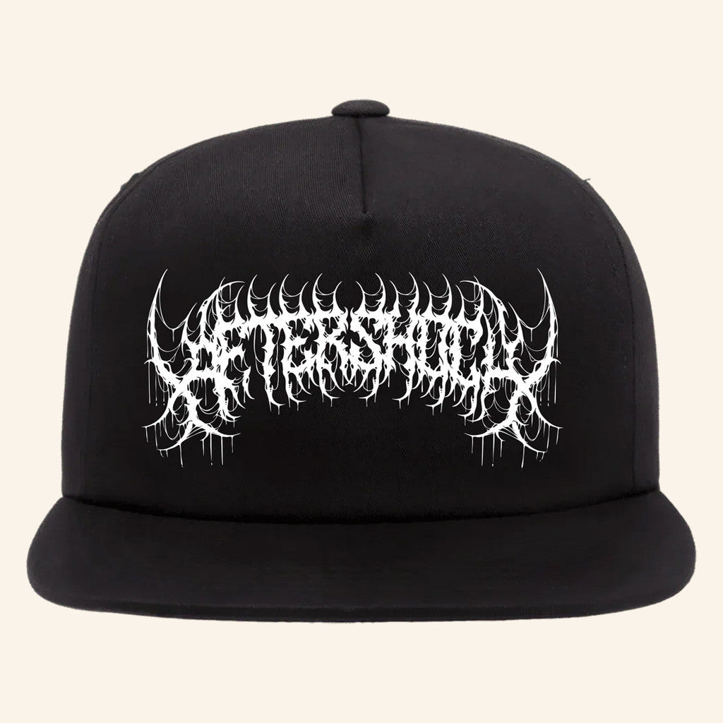 Aftershock Merch Aftershock Metal Logo Snapback Hat Cool Gifts For Music Lovers - Lilybirchmarket