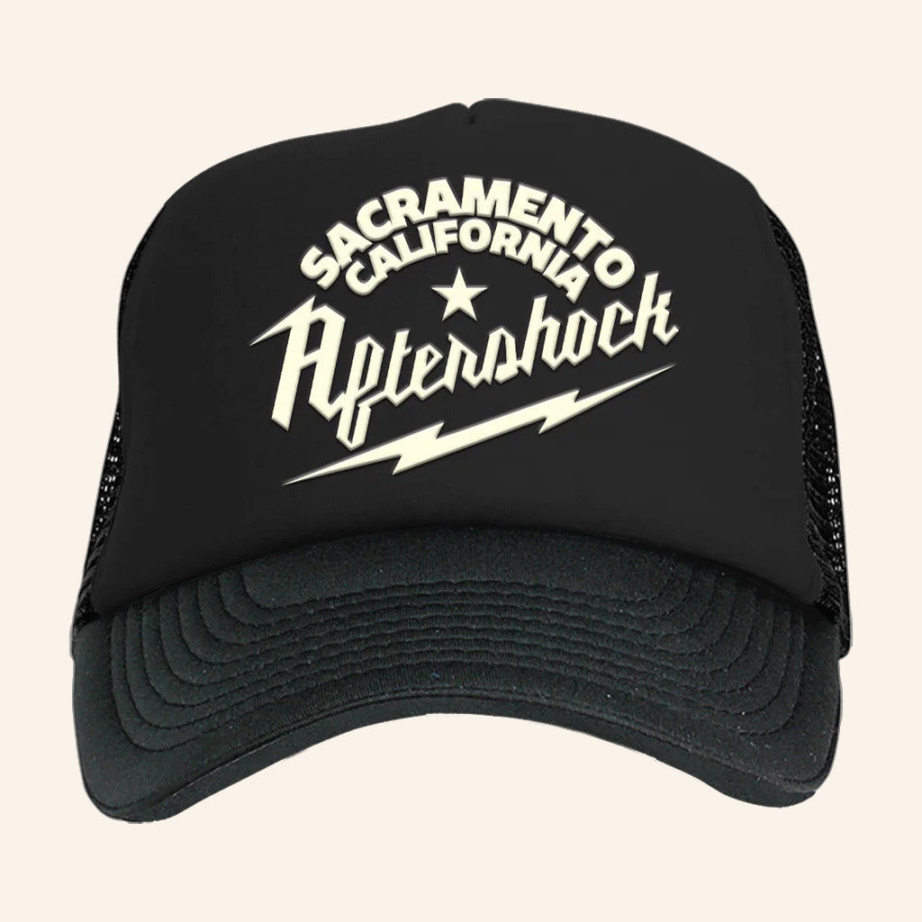 Aftershock Merch Lightning Sacramento California Trucker Hat Christmas Gifts For Guys - Lilybirchmarket