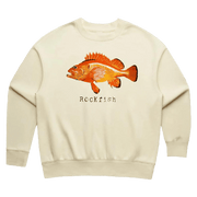 Ak Salmon Sisters Merch Womens Rockfish Crewneck Sweatshirt Gifts For Friends - Lilybirchmarket