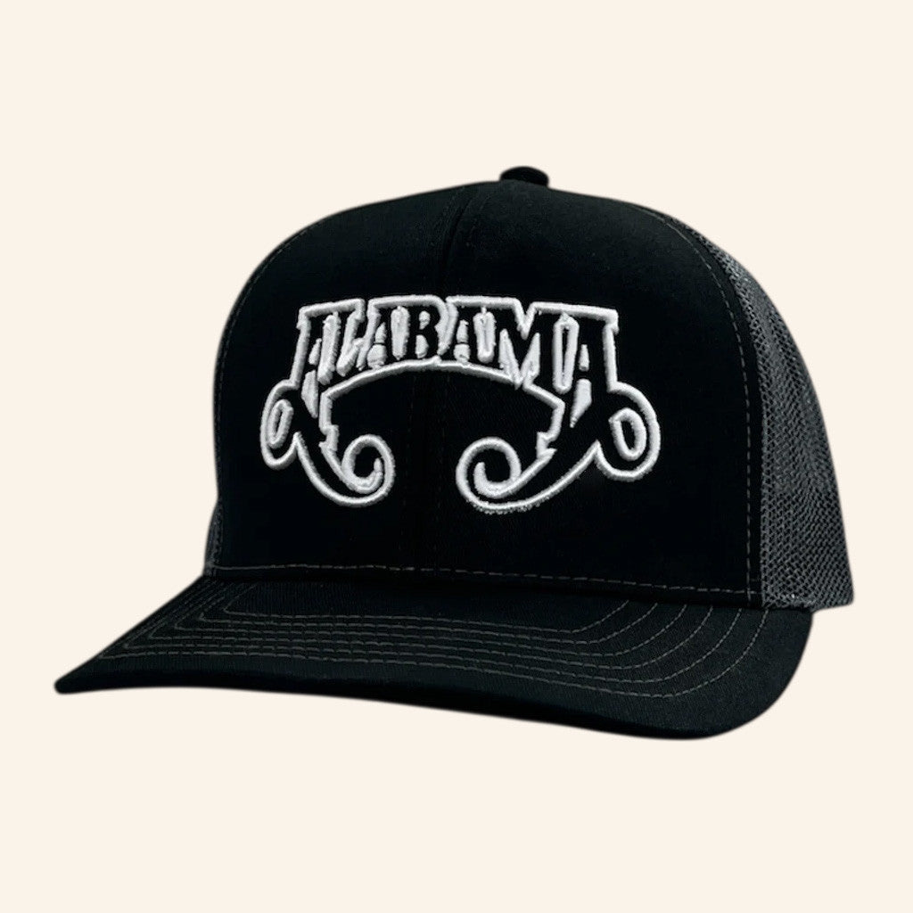 Alabama Merch Tour 2025 Alabama Logo Embroidered Trucker Hat Gifts For Dad - Lilybirchmarket