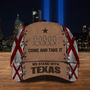 Alabama We Stand With Texas Hat Come And Take It Razor Wire Hat MAGA Merch - Lilybirchmarket