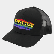 Alamo Drafthouse Merch Alamo Drafthouse Pride Logo Trucker Hat Embroidered Gifts For Him Her - Lilybirchmarket
