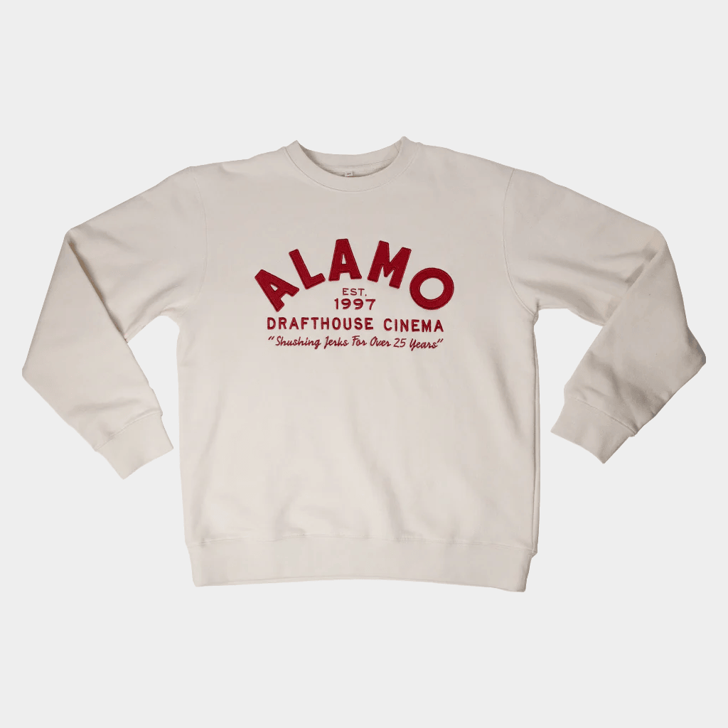 Alamo Drafthouse Merch Alamo Drafthouse Shushing Since 97 Sweatshirt Gifts For Friends - Lilybirchmarket