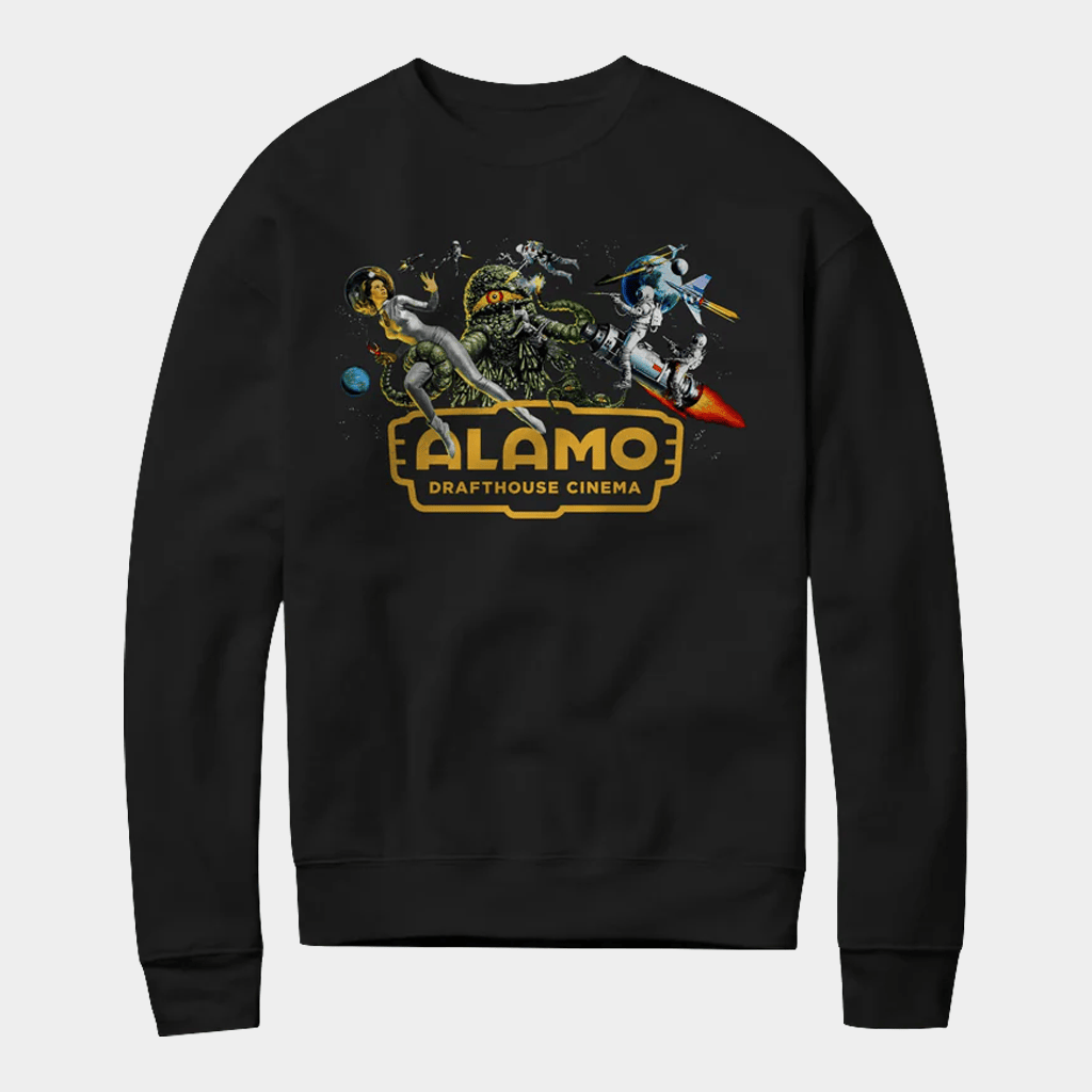 Alamo Drafthouse Merch Alamo Drafthouse SPACED Sweatshirt Gift Ideas For Son - Lilybirchmarket
