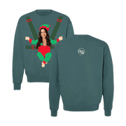 Alanis Merch Holiday Green Crewneck Sweatshirt Gifts For Someone Who Loves Music - Lilybirchmarket