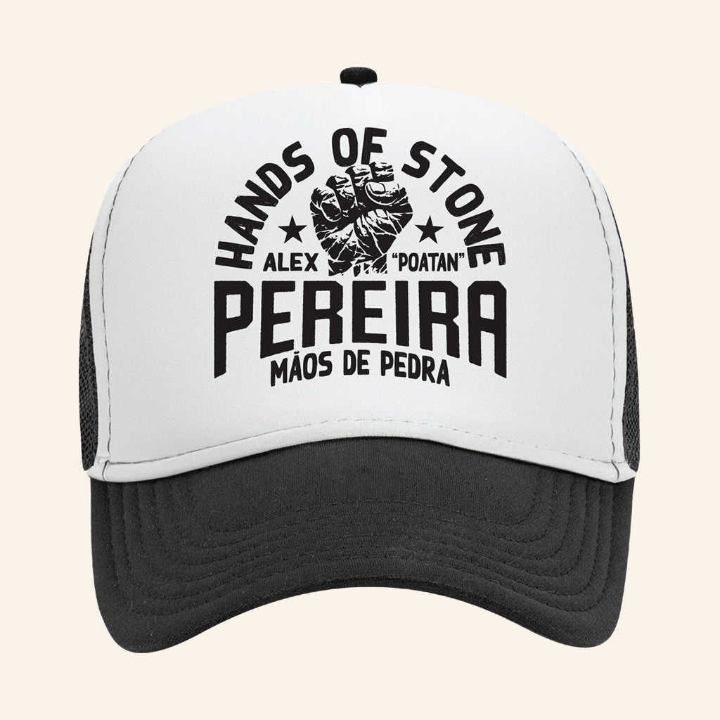 Alex Pereira Merch Hands Of Stone Poatan Trucker Hat Gifts For Brother - Lilybirchmarket