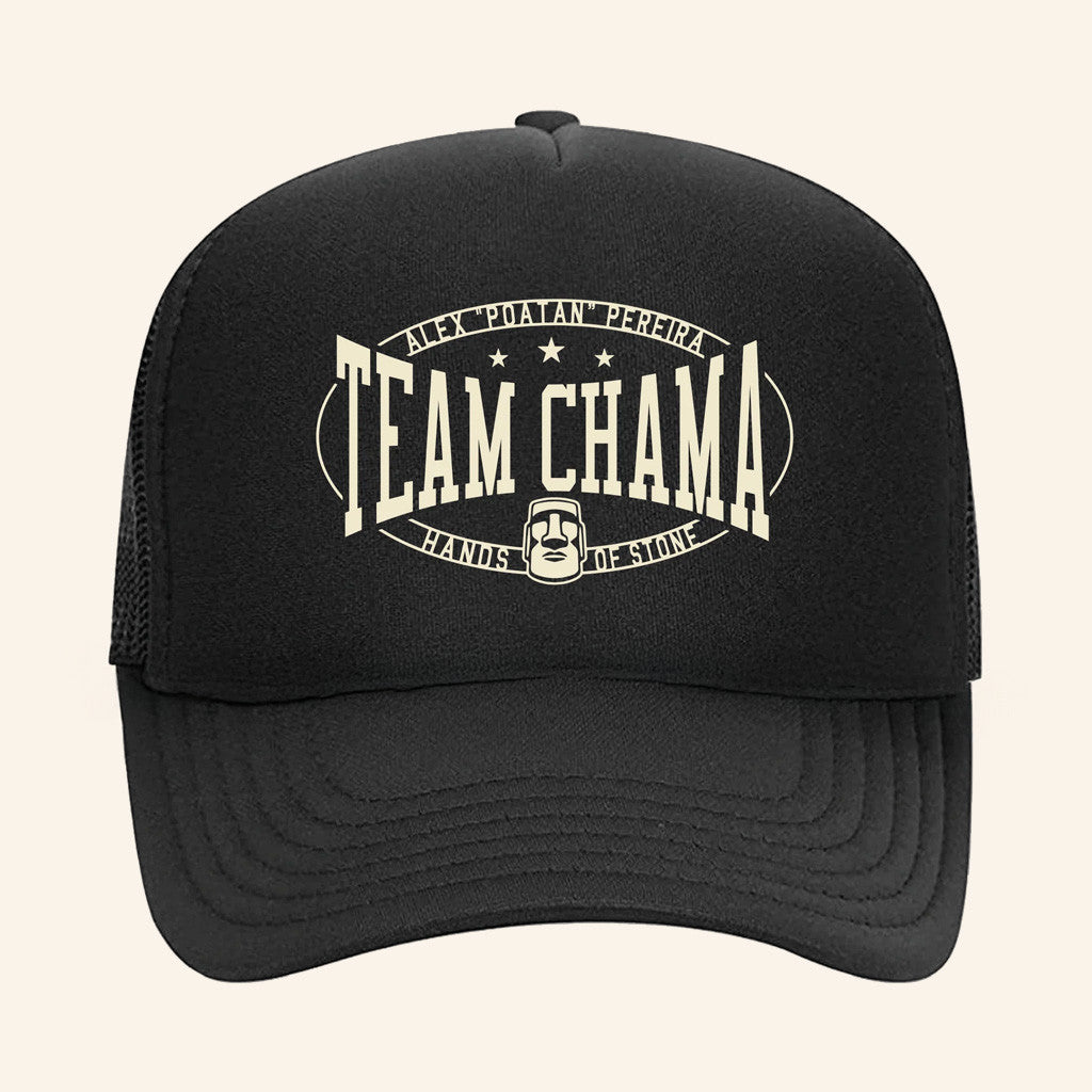 Alex Pereira Merch Team Chama Hands Of Stone Poatan Trucker Hat Unique Gift For Men - Lilybirchmarket