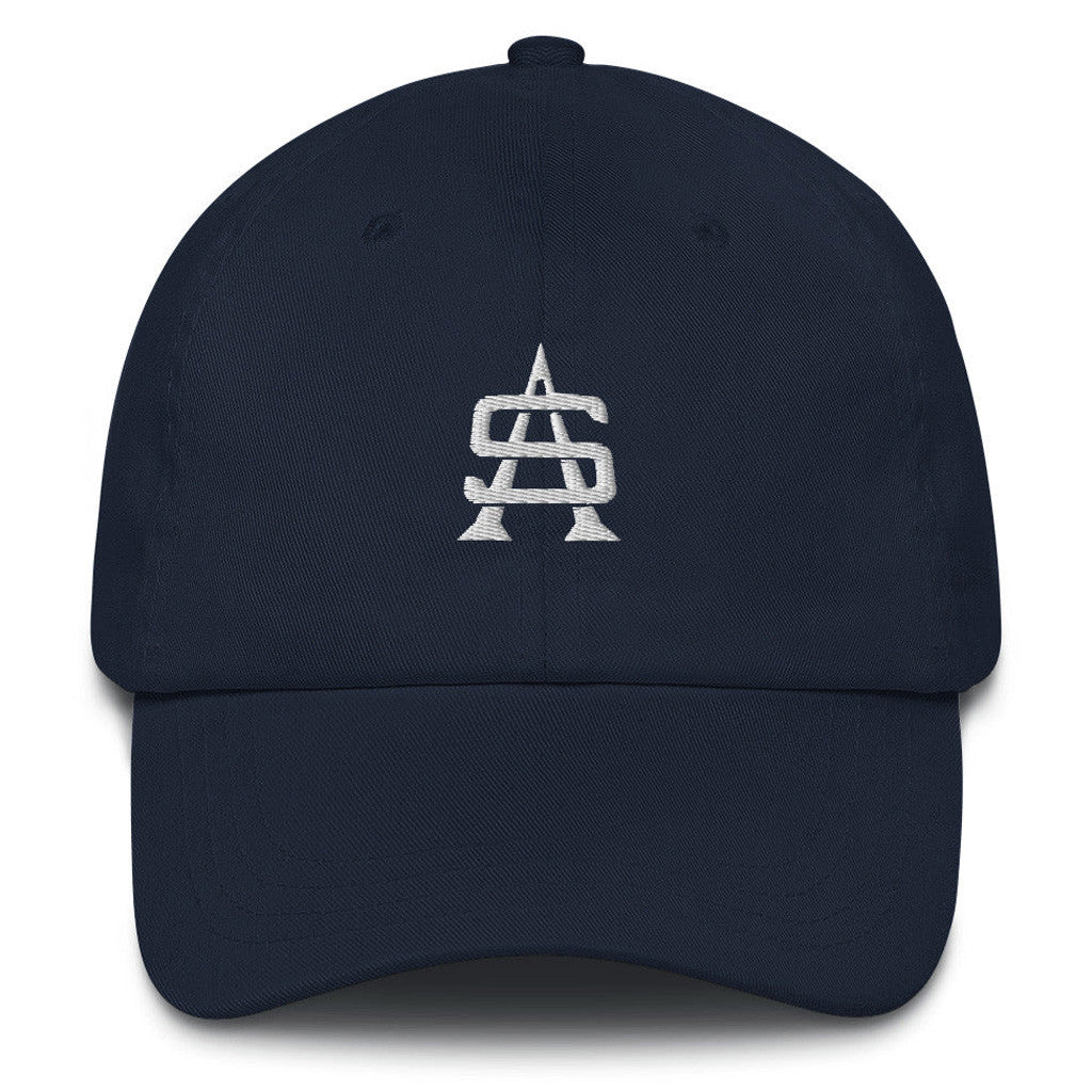 Alex Stein Merch Alex Stein Logo Embroidered Hat Navy Gift Ideas For Husband - Lilybirchmarket
