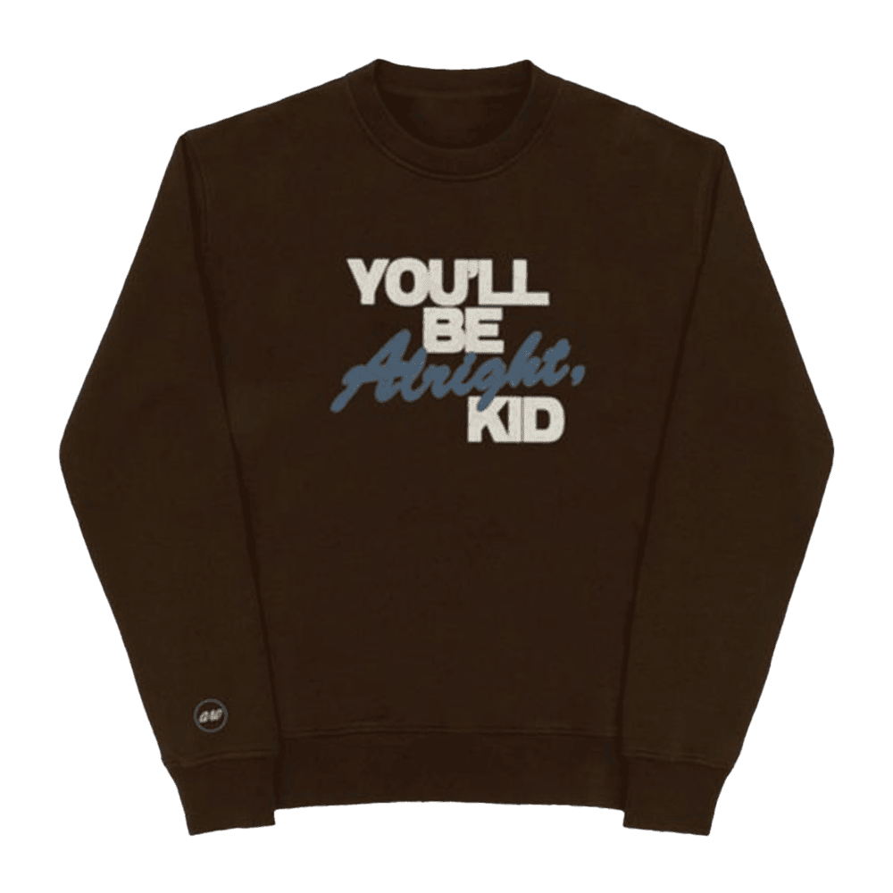 Alex Warren Merch You'll Be Alright Kid Initials Crewneck Sweatshirt Gifts For Music Fans - Lilybirchmarket