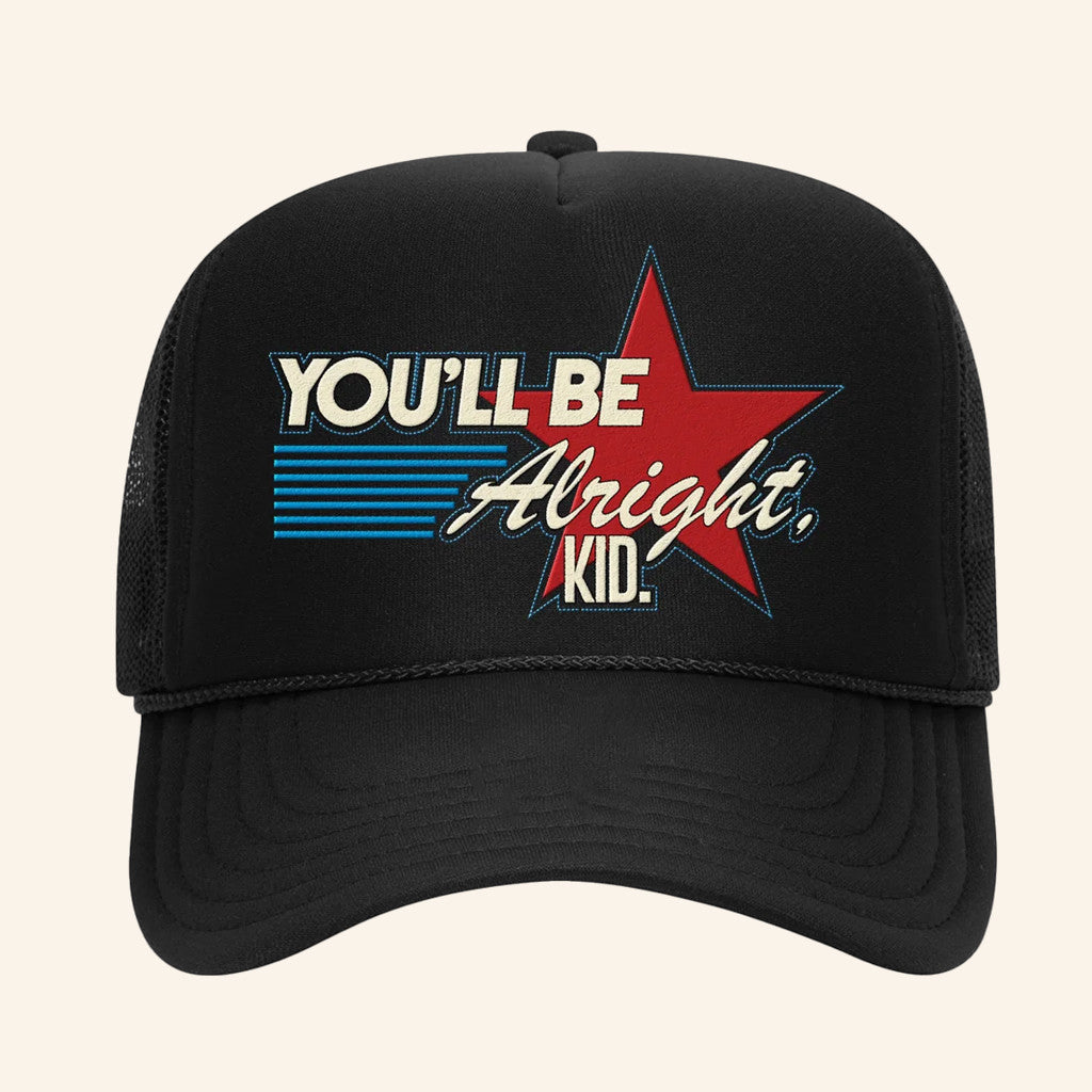 Alex Warren Merch You'll Be Alright Kid Trucker Hat Gifts For Music Fans - Lilybirchmarket