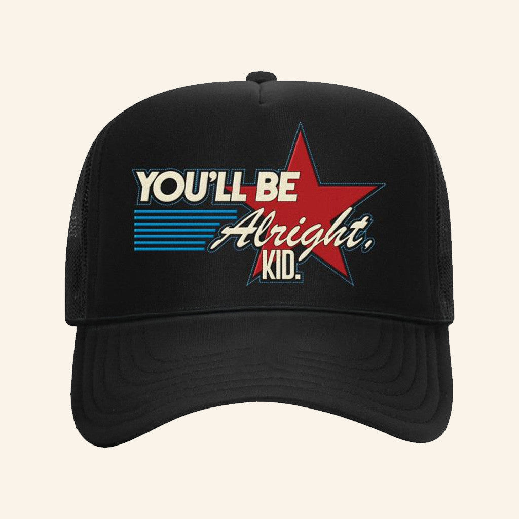 Alex Warren Official Merch You'll Be Alright Kid Trucker Hat Gifts For Husband - Lilybirchmarket