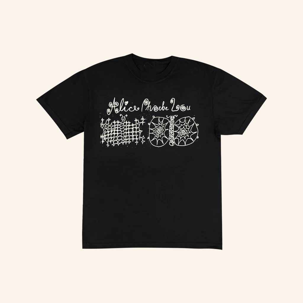 Alice Phoebe Lou Merch Butterfly Black T-Shirt Gift Ideas For Music Lovers - Lily Birch Market