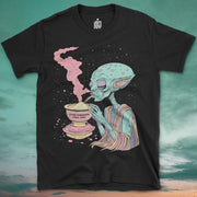 Alien inhale smoke Clyde Tombaugh 1906 1997 Shirt Funny Graphic T-Shirt Gifts For Friends - Lily Birch Market