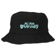 Alien Weaponry Store Embroidered Logo Bucket Hat Black Gift Ideas For Husband - Lilybirchmarket
