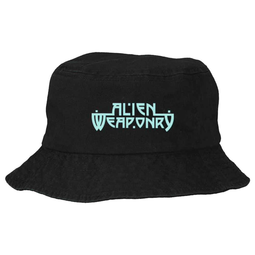Alien Weaponry Store Embroidered Logo Bucket Hat Black Gift Ideas For Husband - Lilybirchmarket