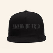 Alkaline Trio Merch Logo Embroidered Black Snapback Hat Best Gifts For Him - Lilybirchmarket