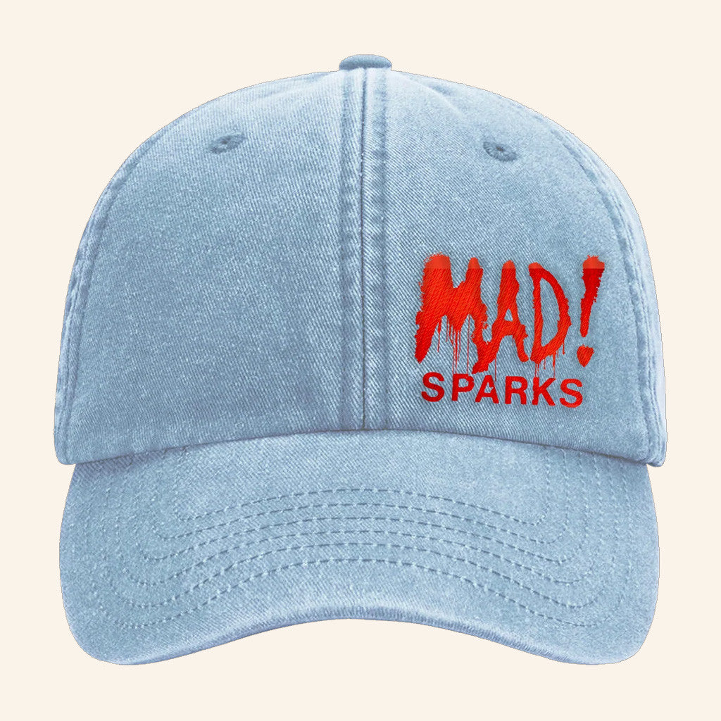 All Sparks Merch Mad Embroidered Hat Gifts For Him Her - Lilybirchmarket