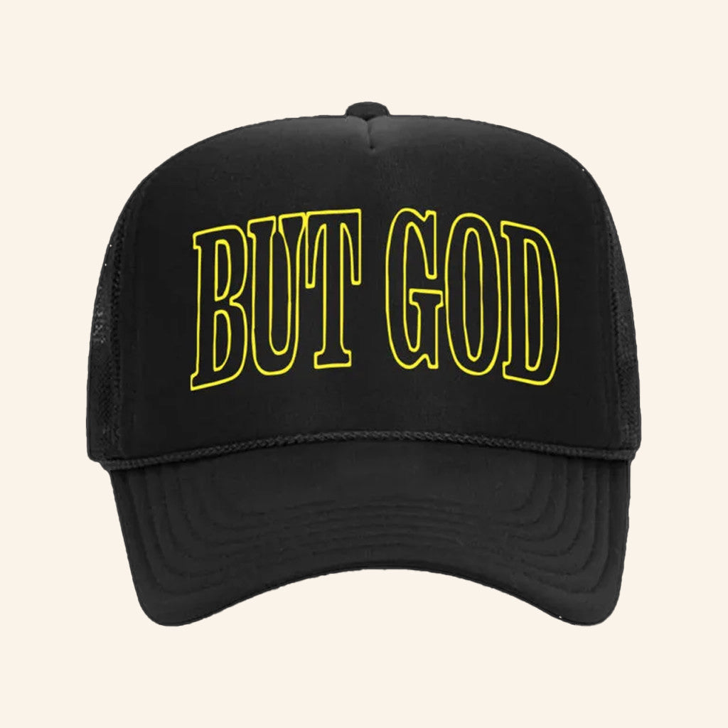 Allan Scott Music Merch But God Trucker Hat Christmas Gift Ideas For Dad - Lilybirchmarket