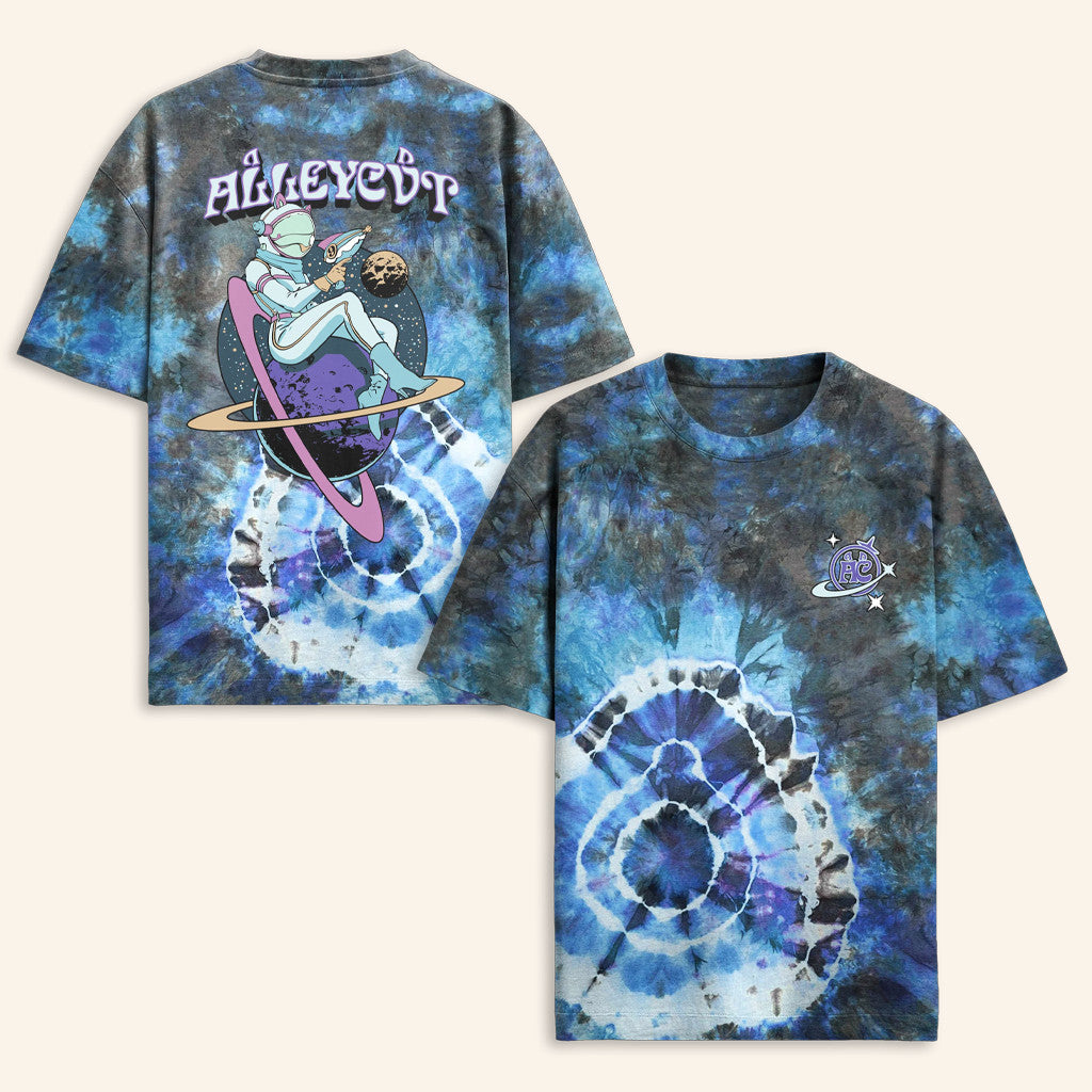 ALLEYCVT Merch ALLEYCVT Astro Girl Tie Dye T-Shirt Christmas Gifts For Music Lovers - Lily Birch Market