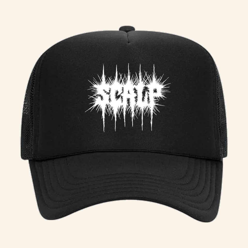 Allin Merch Scalp Logo Trucker Hat Gifts For Dad - Lilybirchmarket