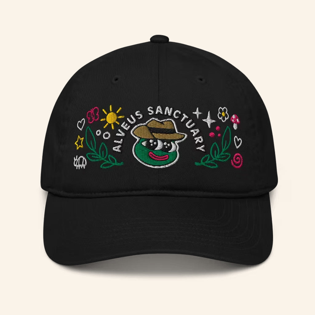 Alveus Sanctuary Merch Embroidered Peepo Hat Gift Ideas For Friends - Lilybirchmarket