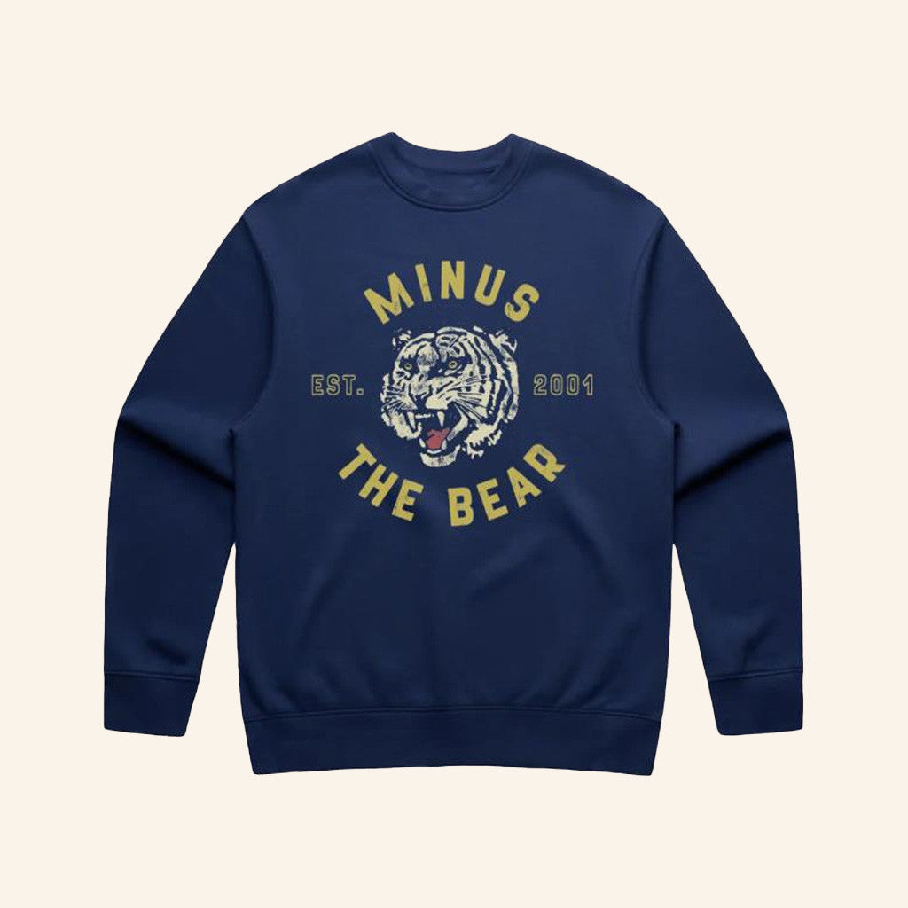 Ambient Inks Merch Tiger Crewneck Sweatshirt Gifts For Friends - Lilybirchmarket