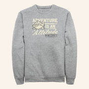 AMC Theatres Merch A Minecraft Movie Adventure Is An Attitude Crewneck Sweatshirt Friends Gifts - Lilybirchmarket
