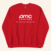 AMC Theatres Merch AMC Theatres Logo Crewneck Sweatshirt Gifts For Girlfriend - Lilybirchmarket