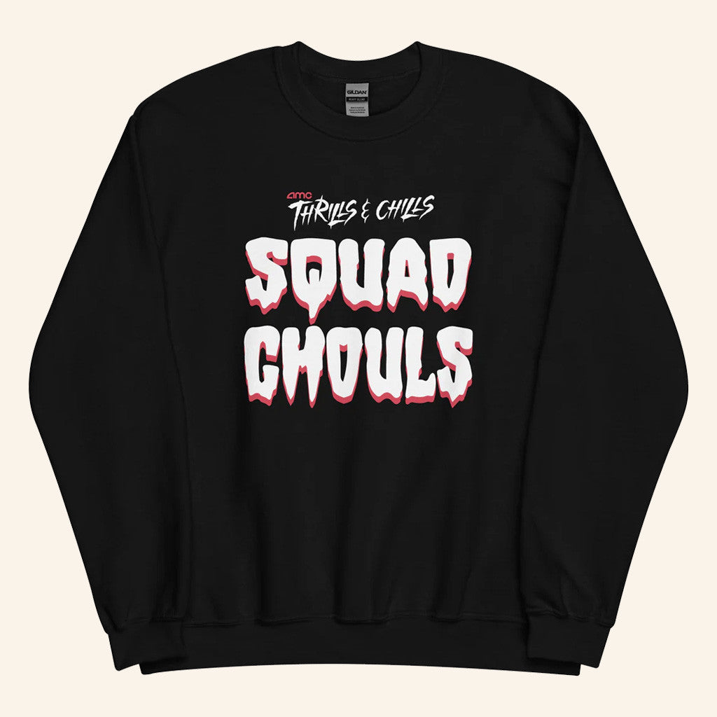 AMC Theatres Merch AMC Theatres Squad Ghouls Crewneck Sweatshirt Gifts For Brother - Lilybirchmarket