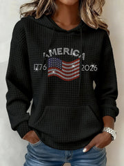America 250 Years 1776 2026 Hoodie Independence Day Apparel 4Th Of July Gifts - Lilybirchmarket