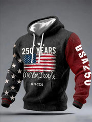 America 250 Years We The People Hoodie 4Th Of July 1776 2026 Hoodie Independence Day Gift - Lilybirchmarket