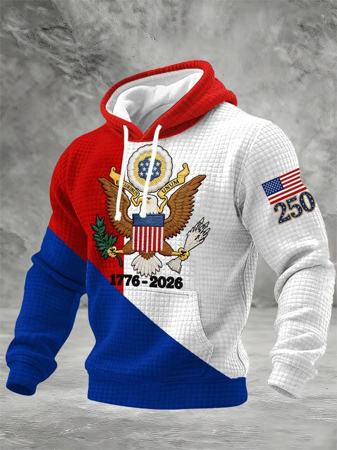 America 250th Anniversary Hoodie 1776 2026 Semiquincentennial Merch Gifts For Patriotic Dad - Lilybirchmarket