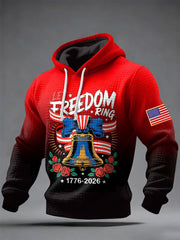 America 250th Anniversary Hoodie Let Freedom Ring 1776 2026 Merch 4Th Of July Present - Lilybirchmarket