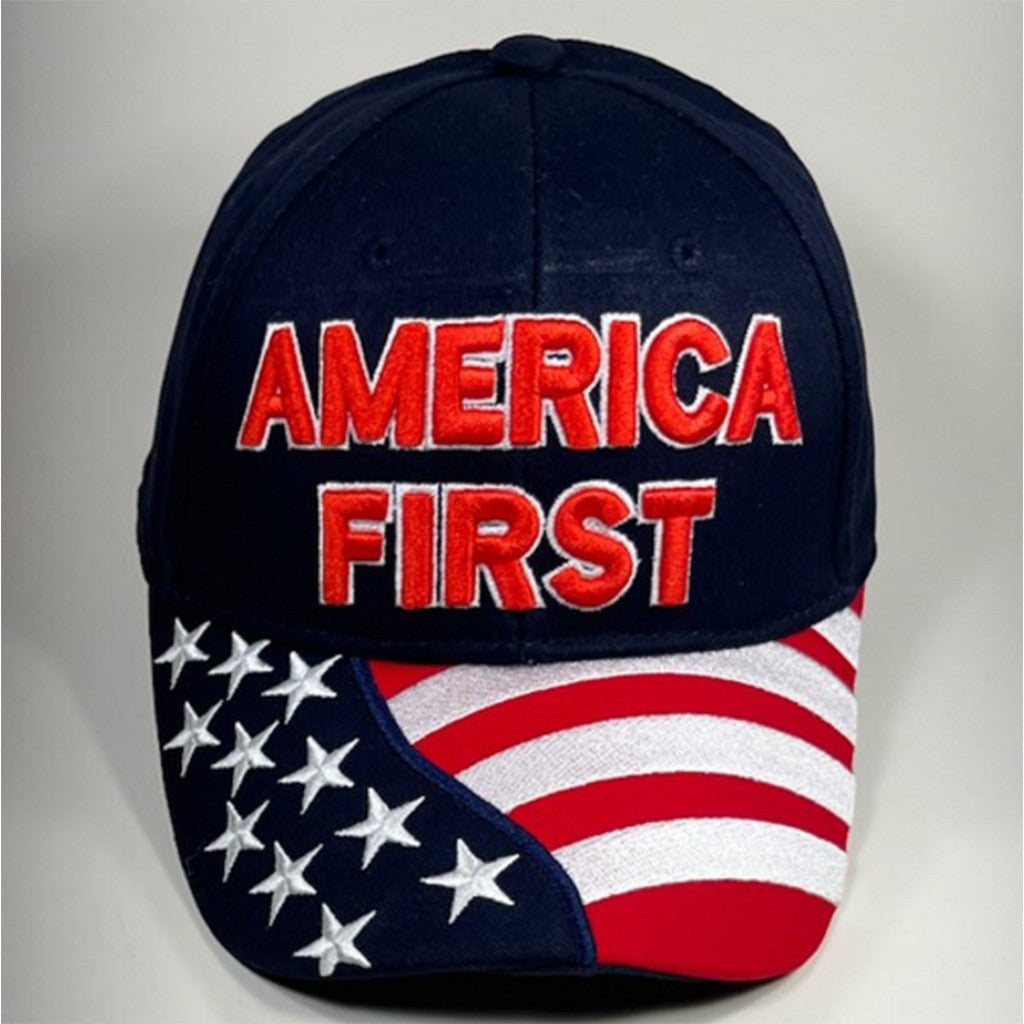 America First Hat USA Patriotic Hat Gift Ideas For Husband - Lilybirchmarket