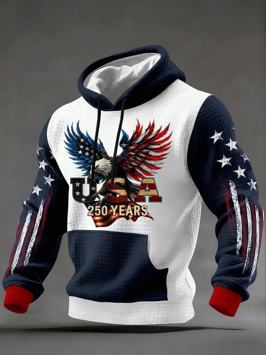 American 250th Anniversary Hoodie USA 250 Years 4Th Of July Clothes Patriotic Gifts Ideas - Lilybirchmarket