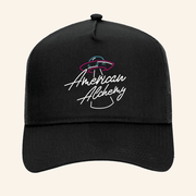 American Alchemy Merch American Alchemy Trucker Black Hat Gift Ideas For Dad - Lilybirchmarket
