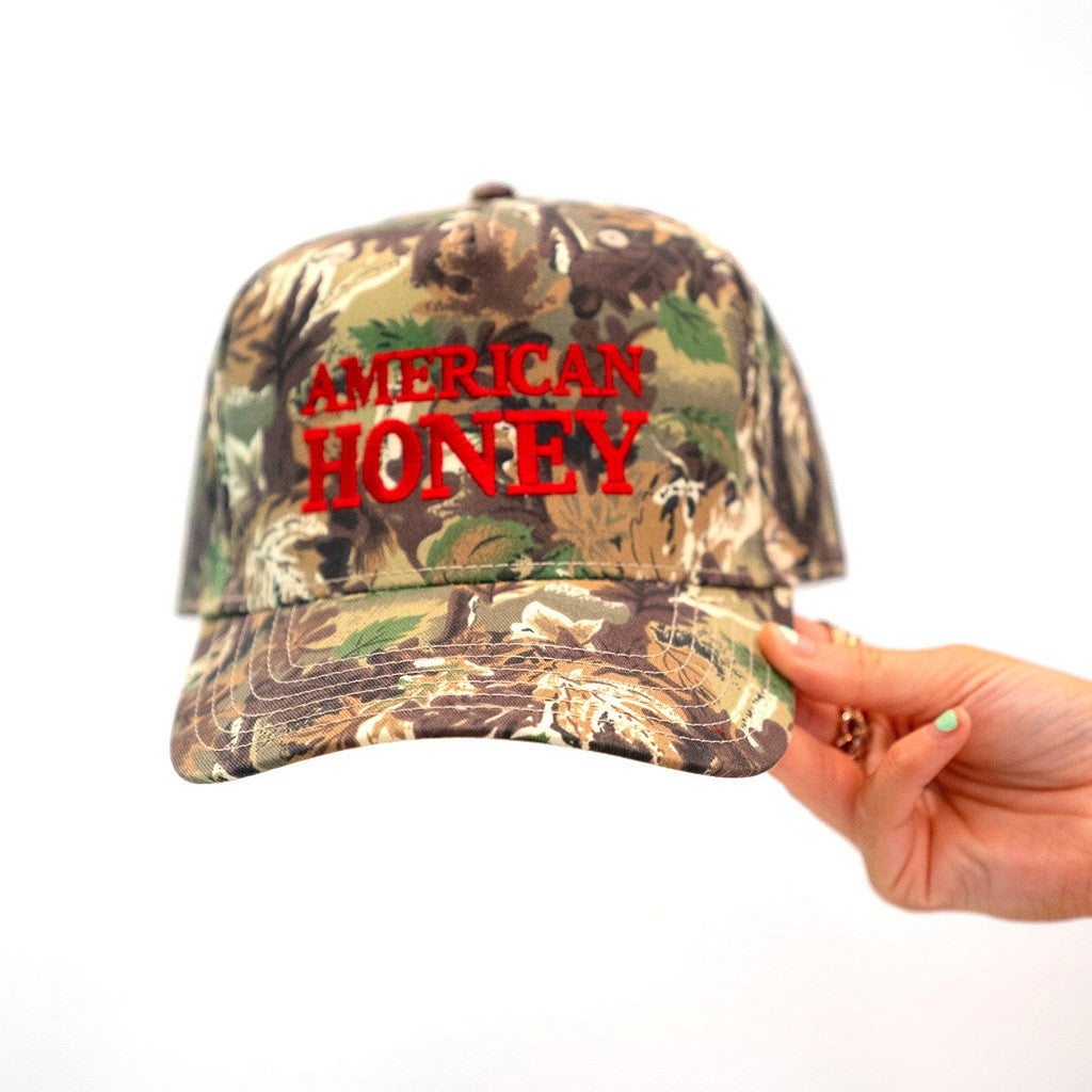 American Honey Hat Camo Hat Gifts For Dad - Lilybirchmarket