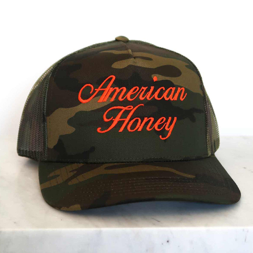 American Honey Hat Camo Hat Gifts For Father - Lilybirchmarket
