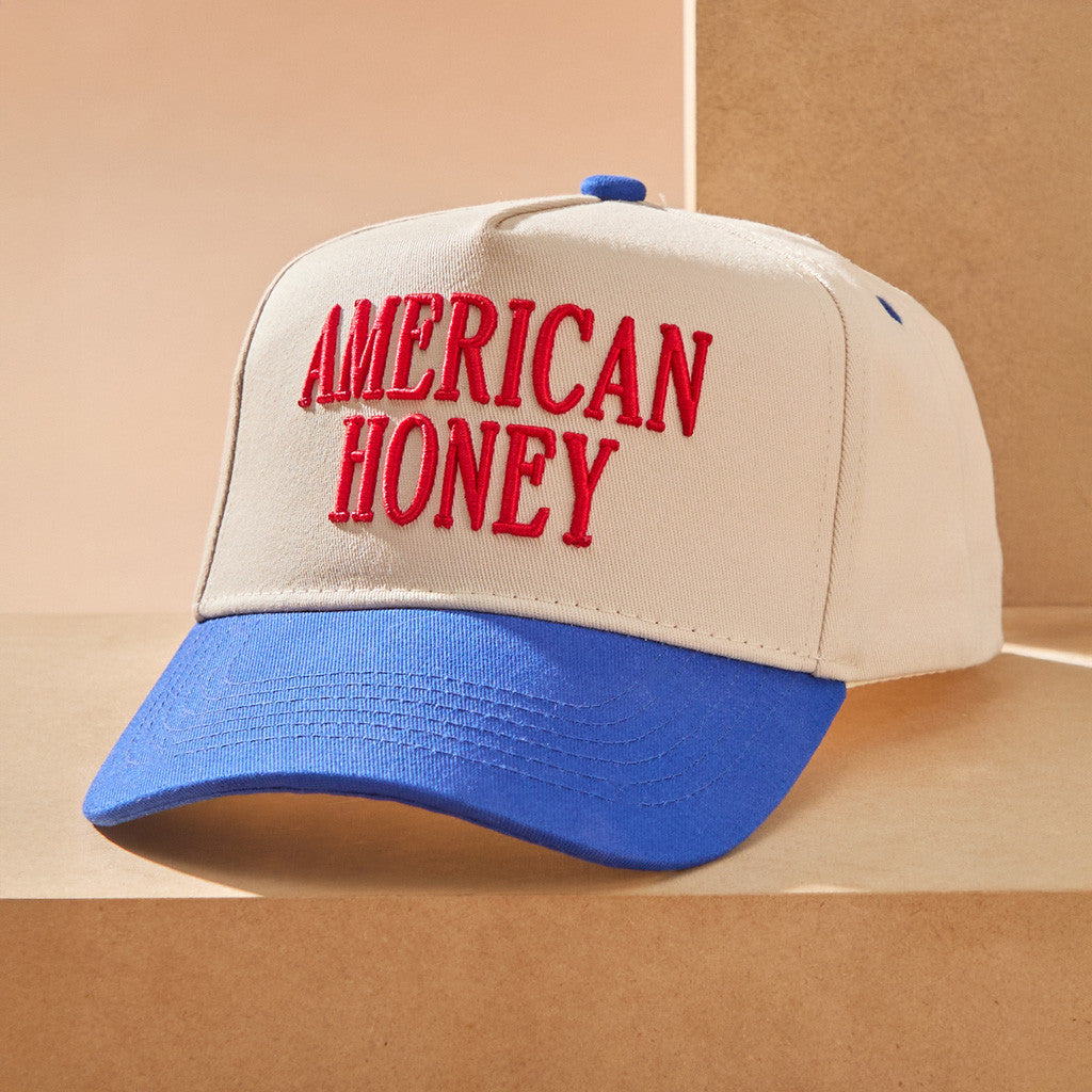 American Honey Hat Embroidered Hat Gifts For Friends - Lilybirchmarket