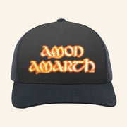 Amon Amarth Merch Logo Trucker Hat Gifts For Band Fans - Lilybirchmarket