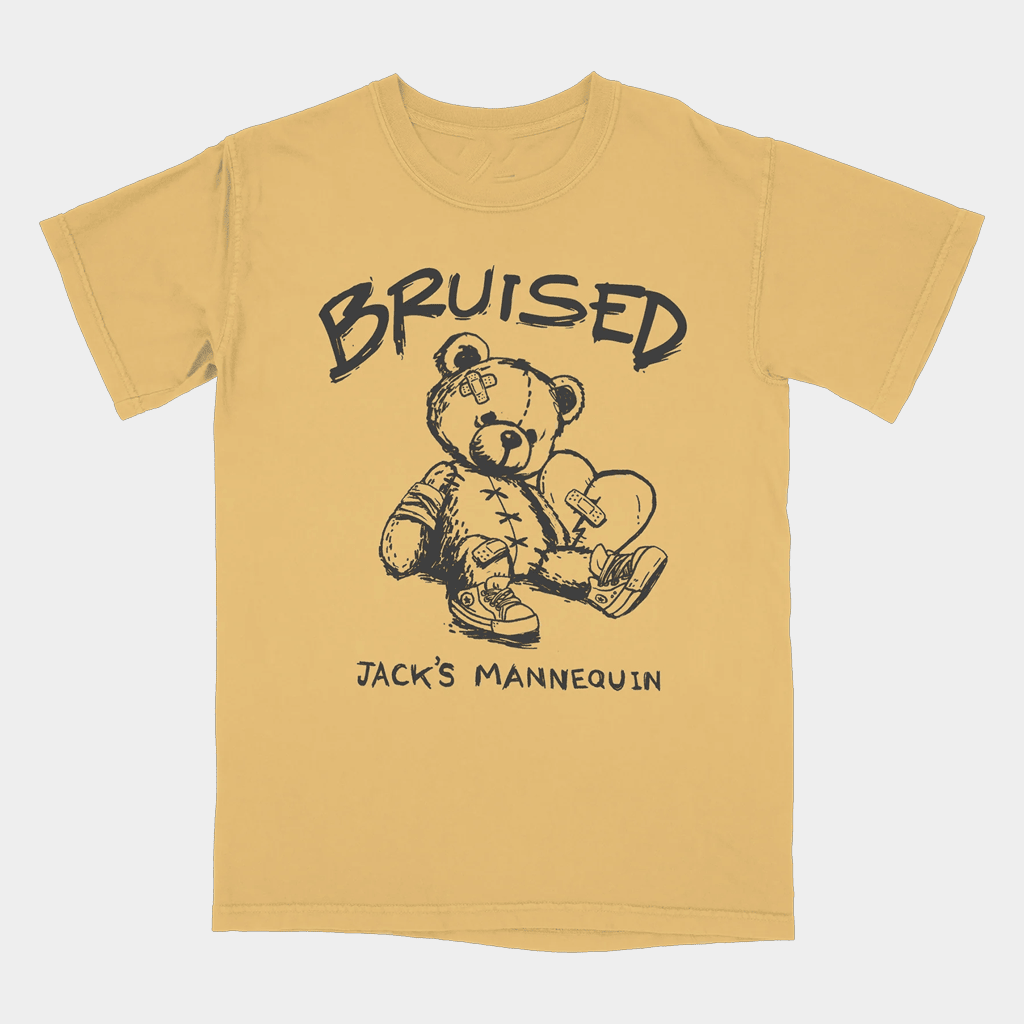 Andrew McMahon Merch Bruised Bear T-Shirt Jack's Mannequin Merch Gifts For Music Lovers - Lily Birch Market