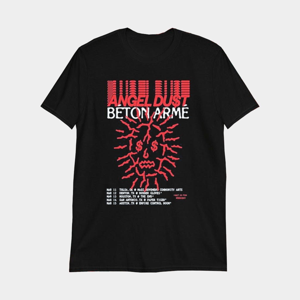 Angel Dust March 2026 Tour Los Angeles T-Shirt Angel Dust Merch Gifts For Band Lovers - Lily Birch Market