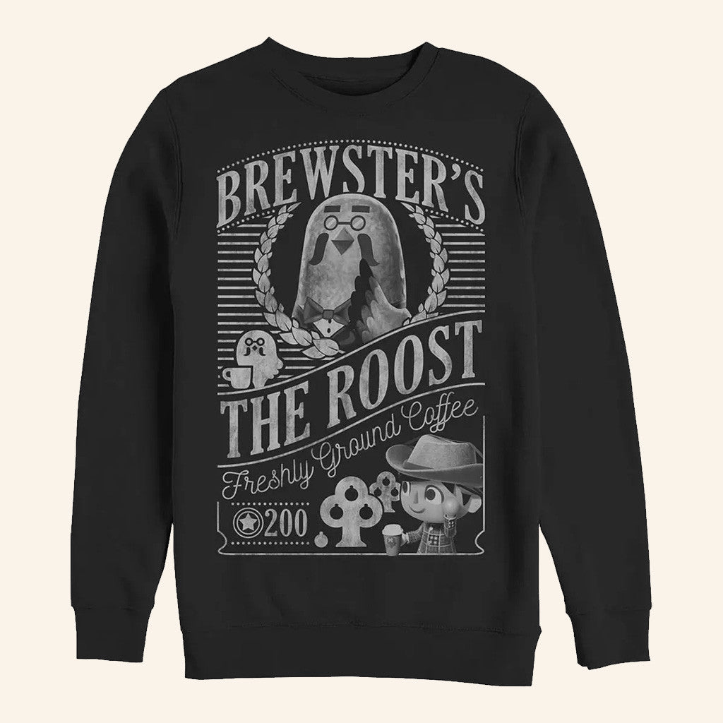 Animal Crossing Merch New Leaf Brewster's Coffee Sweatshirt Gifts For Sisters - Lilybirchmarket