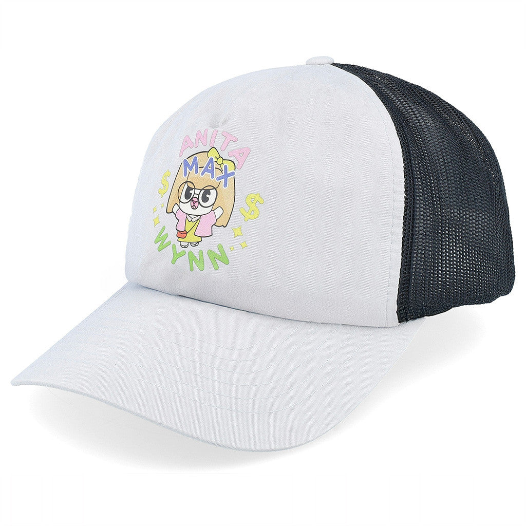 Anita Max Wynn Hat Drake Merch Black And White Trucker Hat Gifts For Friends - Lilybirchmarket